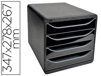 Module de classement EXACOMPTA Big Box noir/noir glossy vue 2