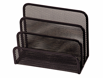 Trieur à enveloppes Q-CONNECT maille métal noir vue 2