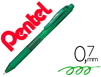 STYLO ROLLER ENERGEL X BL107 VERT