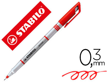 STYLO FEUTRE SENSOR ROUGE