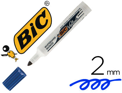 Marqueur effaçable BIC Velleda 1711 bleu vue 2