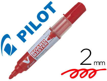 Marqueur effaçable Pilot V Board Master rouge vue 2