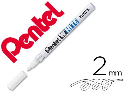 Marqueur peinture Pentel White 100W S blanc vue 2