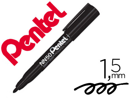 Marqueur permanent Pentel NN50 noir vue 2