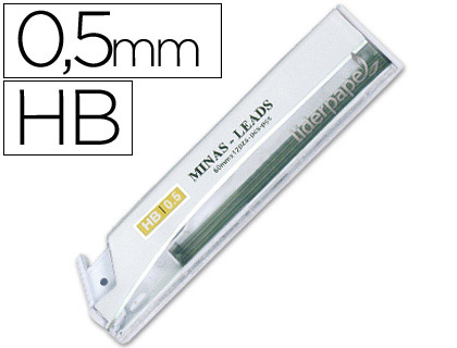 Étui de mines Liderpapel 0,5 mm HB 935821