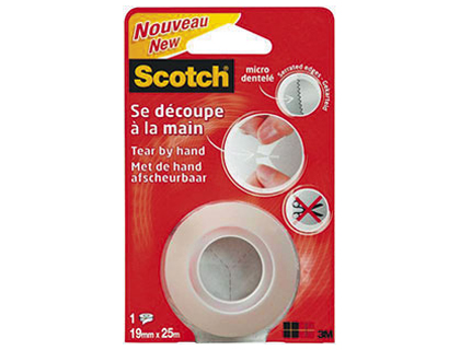 Ruban adhésif SCOTCH micro-dentelé 19 mm x 25 m vue 2