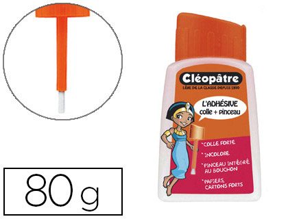 Colle scolaire transparente Cléopâtre 80 ml, autre vue