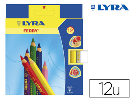 Crayons de couleur Lyra Ferby étui de 12 vue 2