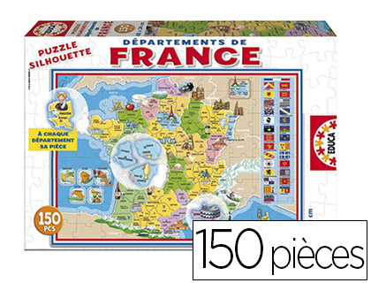 PUZZLE CARTE DE FRANCE 45634