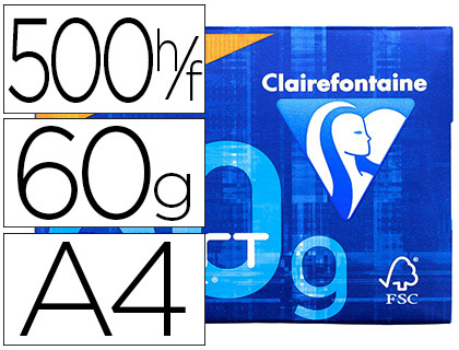 Papier Clairefontaine Smart Print A4 60 g blanc, ramette de 500 feuilles