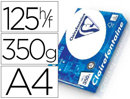 Papier Clairefontaine Clairalfa A4 350 g blanc, ramette de 125 feuilles