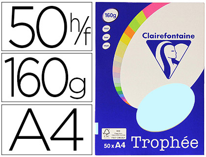 TROPHÉE PERSONAL PAPER PACK PASTEL BLEU 160G