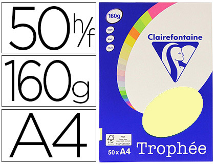 CLAIREFONTAINE TROPHEE A4 PASTEL 30992
