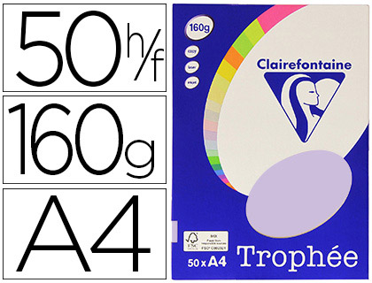 TROPHÉE PERSONAL PAPER PACK PASTEL LILAS 160G