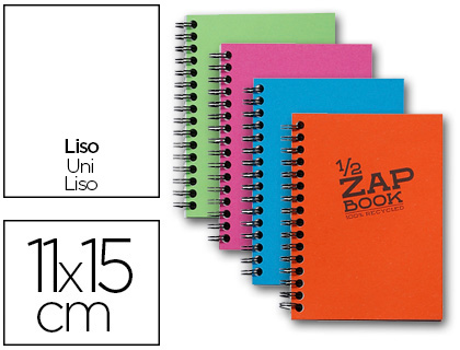 ZAP BOOK BLOC 11X15CM 80 FEUILLES