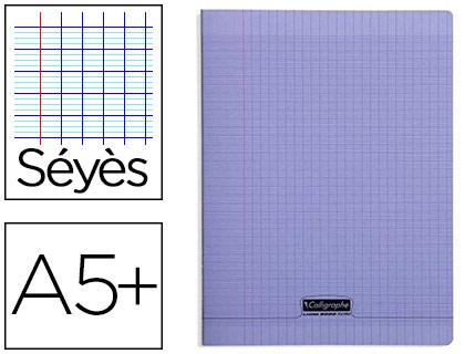 PIQUÉ POLYPRO 17X22CM 96 PAGES SÉYÈS VIOLET