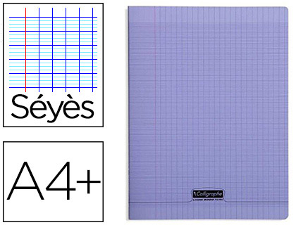 PIQUÉ POLYPRO 24X32CM 96 PAGES SÉYÈS VIOLET