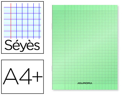 DOS PIQUÉ 24X32CM 96 PAGES SÉYÈS VERT