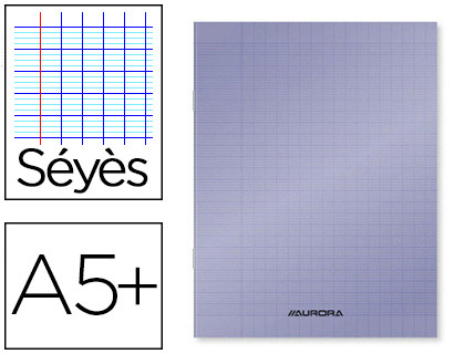 DOS PIQUÉ 17X22CM 96 PAGES SÉYÈS VIOLET