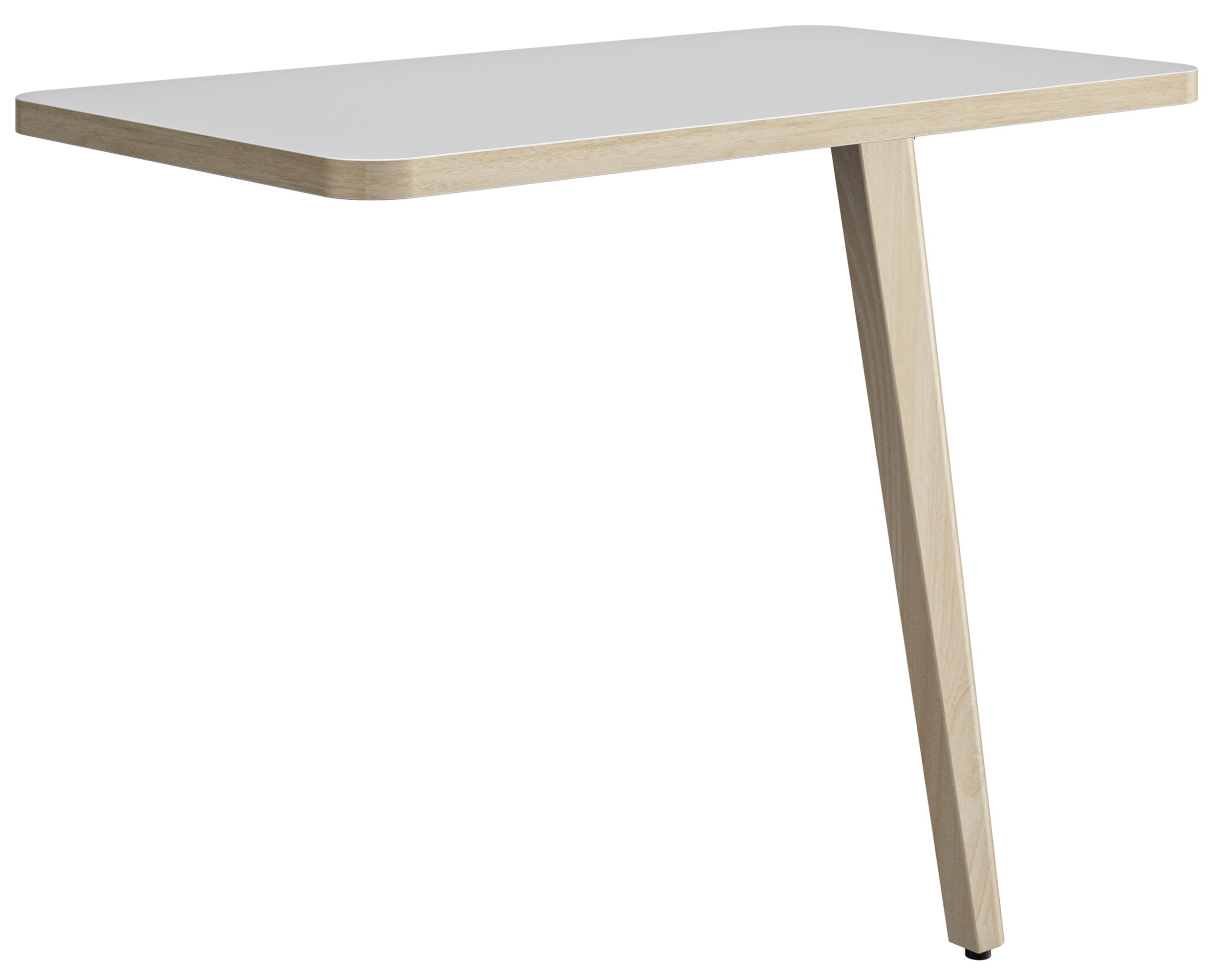 Retour direct Gautier Office Artefact orme et blanc pied bois