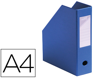 Porte-revues FAST Color Life bleu dos 10 cm vue 2