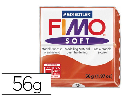 FIMO SOFT 56G ROUGE