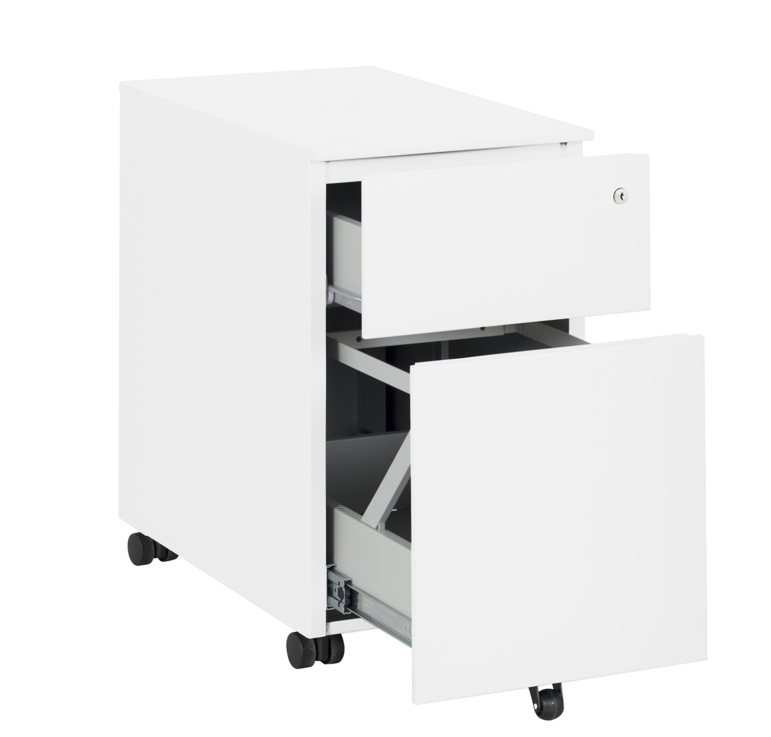 Caisson mobile métal GAUTIER OFFICE blanc 33 cm