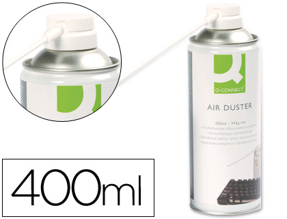 Aérosol dépoussiérant gaz sec 400 ml Q-Connect vue 2