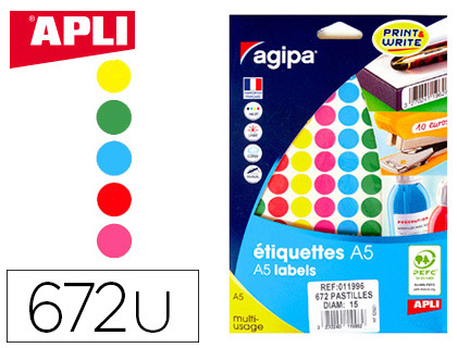 APLI AGIPA PASTILLE ASSORTIS 38704