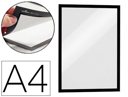 CADRE D\'AFFICHAGE DURAFRAME MAGNETIC A4 NOIR