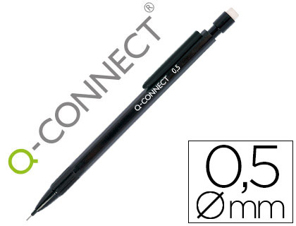 Porte-mines économique Q-Connect 0,5 mm noir vue 2