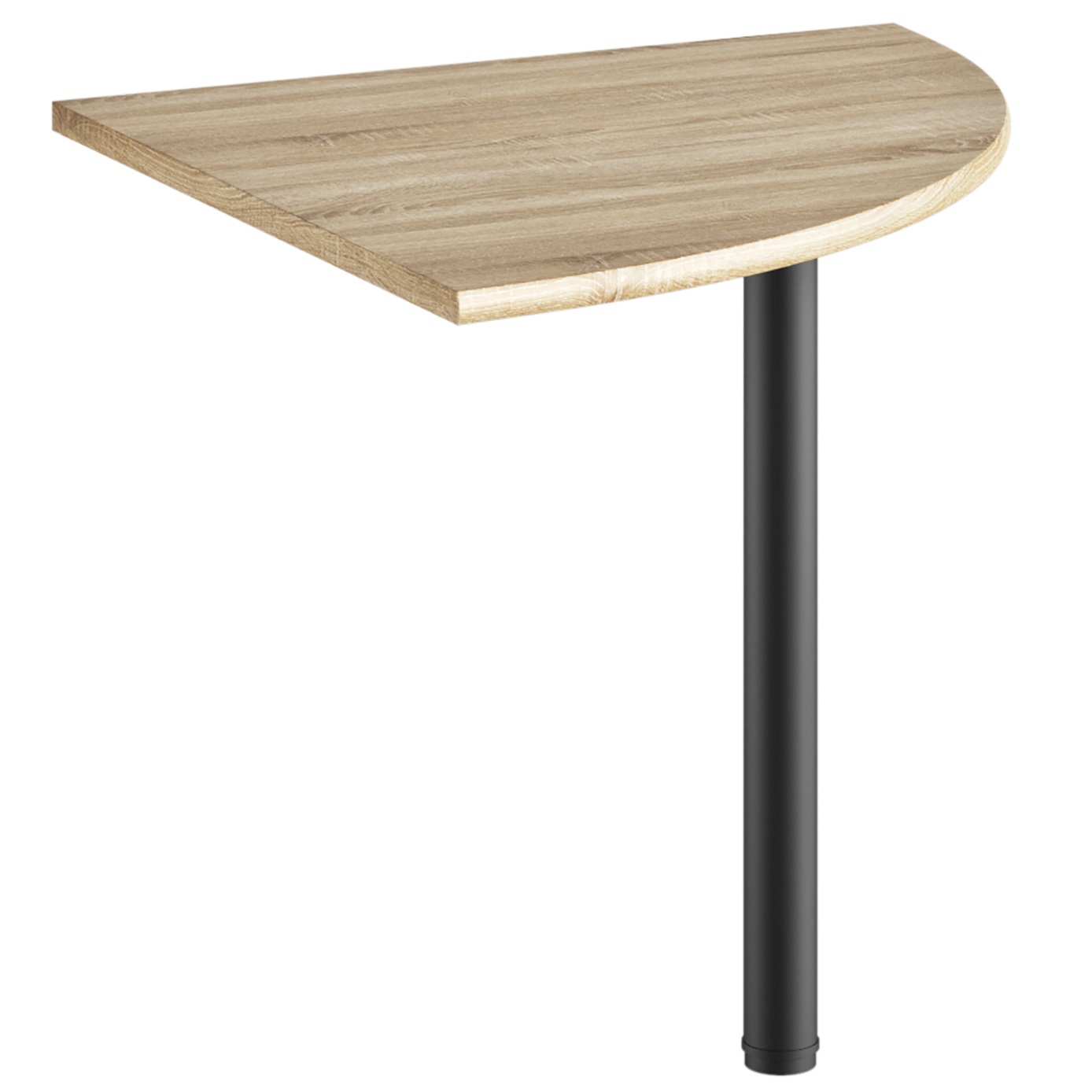 Angle de liaison Mambo 80 cm chêne Sonoma noir Gautier Office