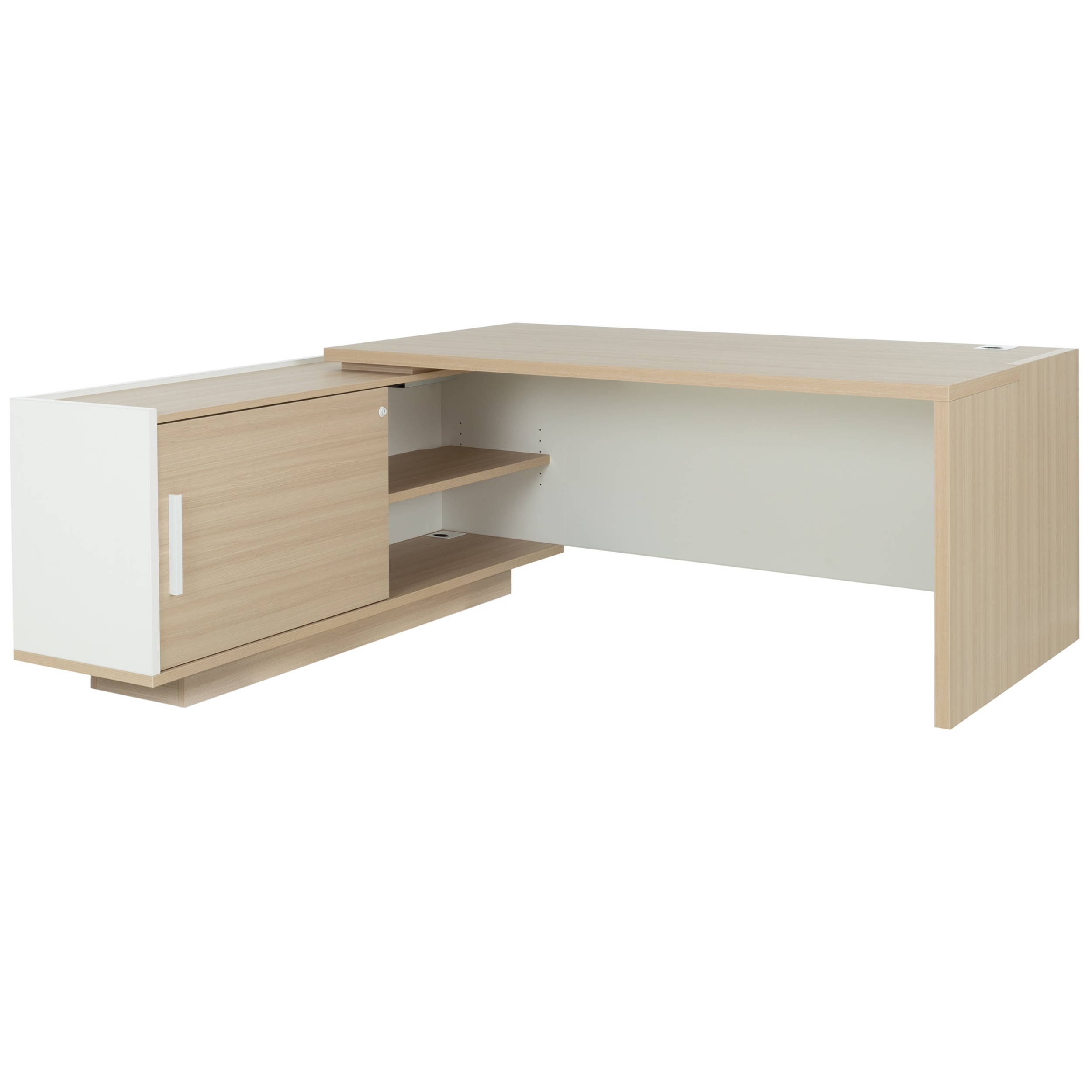 Bureau simple BRABANT en 180 cm ou 200 cm - proposé en 2 finitions