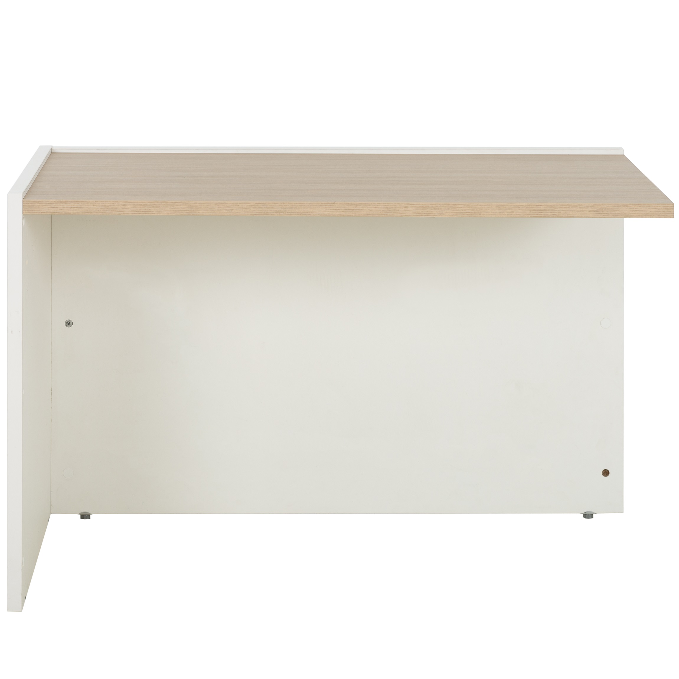 Retour direct réversible Brabant 131 x 60 cm chêne structuré blanc Gautier Office, vue 2