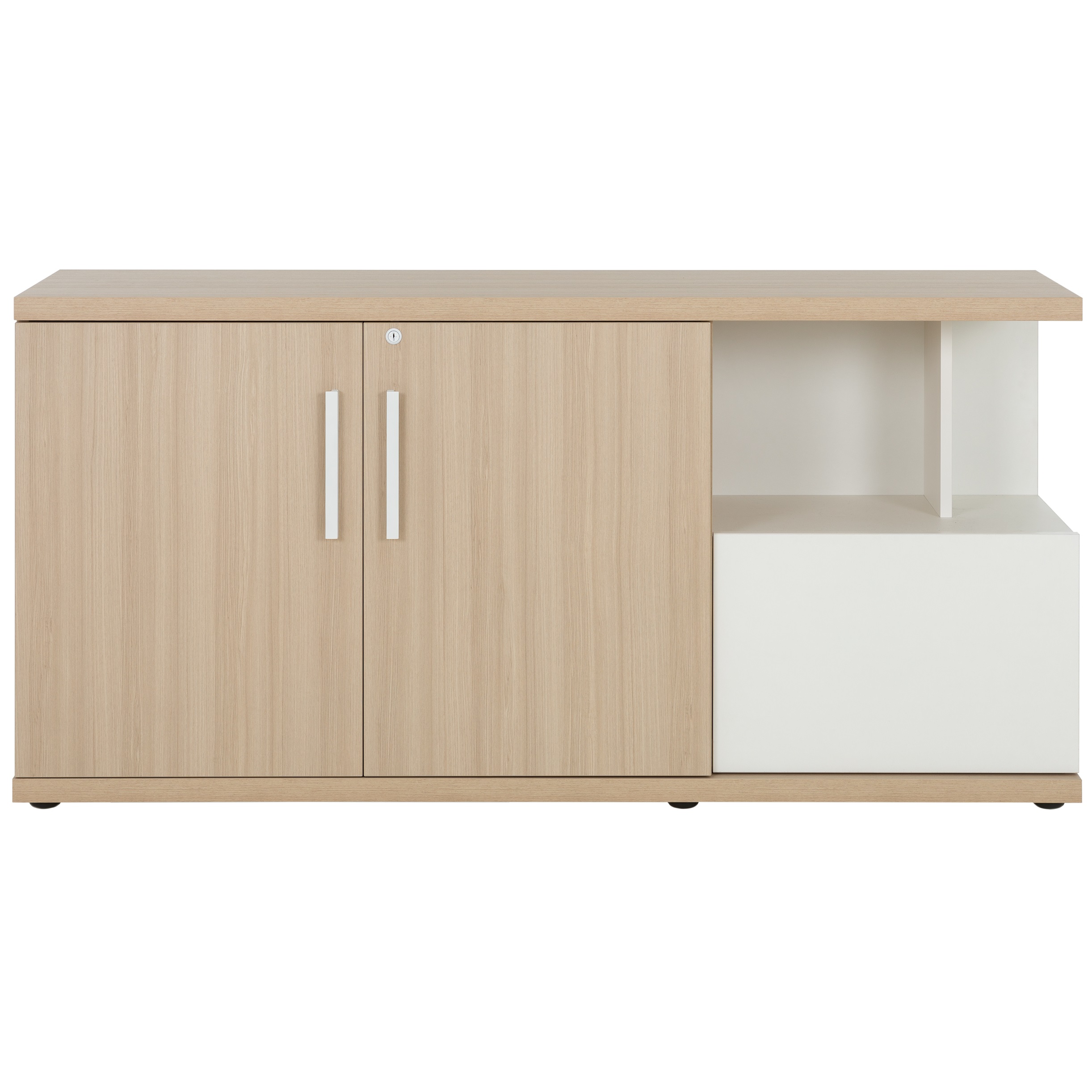 GAUTIER OFFICE BRABANT CHENE NATUREL CREDENCE 1S20270-3