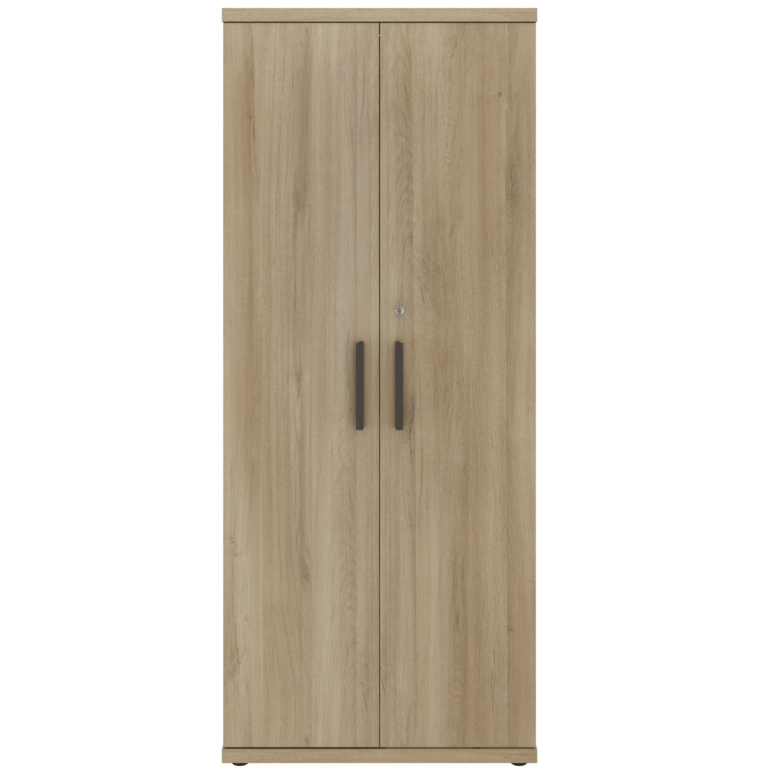 Armoire haute 2 portes Brabant 80 x 194 cm chêne du bocage anthracite Gautier Office, vue 1