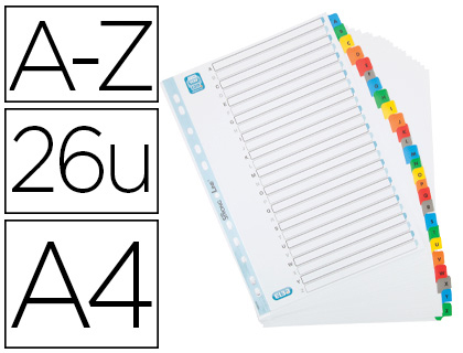 INTERCALAIRES CARTE ALPHABÉTIQUE A4