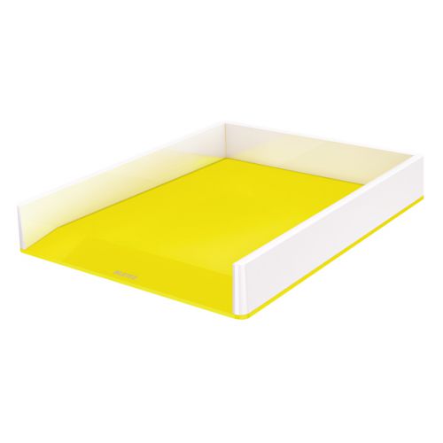 CORBEILLE DUAL WOW BLANC JAUNE