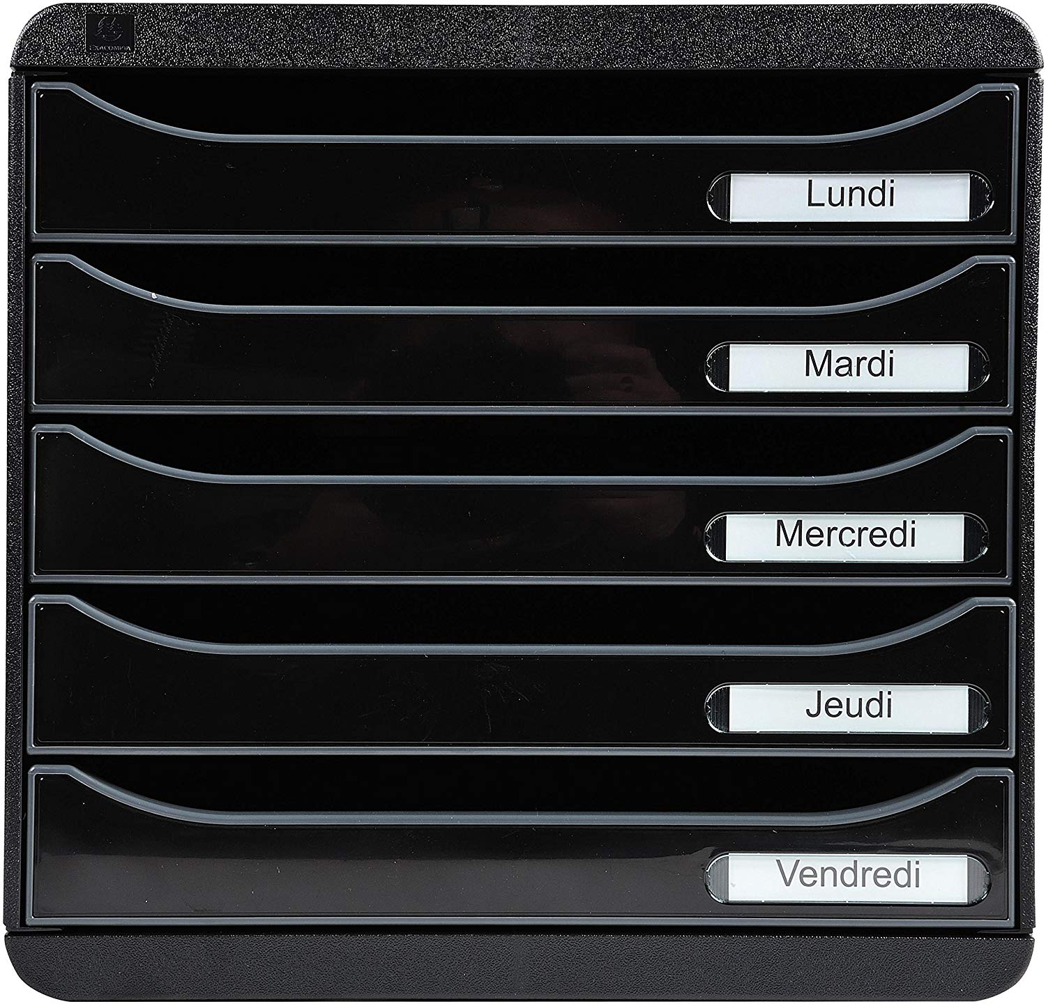 Module de classement EXACOMPTA Big Box Plus noir/noir glossy