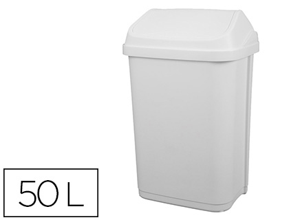 Poubelle à couvercle basculant Coldis 50 L