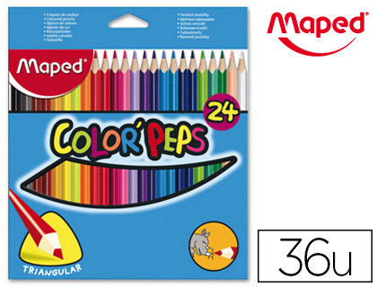 Crayons de couleur Maped ColorPeps Star étui de 24 vue 2