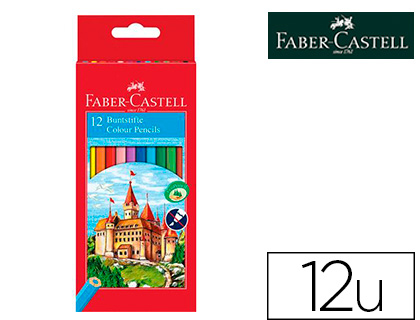 Crayons de couleur Faber-Castell Château étui de 12 vue 2