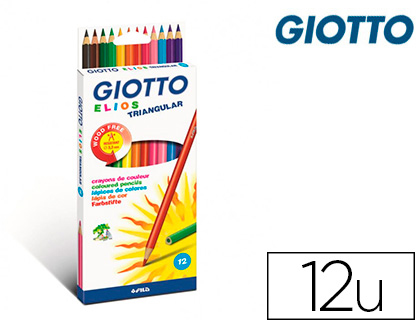 Crayon de couleur Giotto Elios Wood Free sans bois