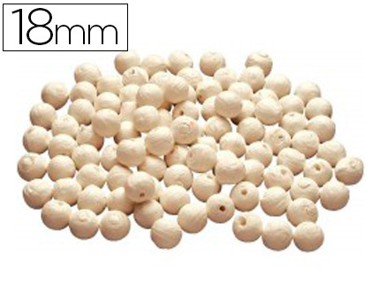 BOULES CELLULOSE BLANC ?18MM