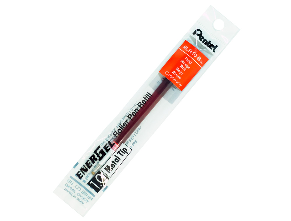 RECHARGE POUR STYLO ROLLER ENERGEL BL80 ROUGE