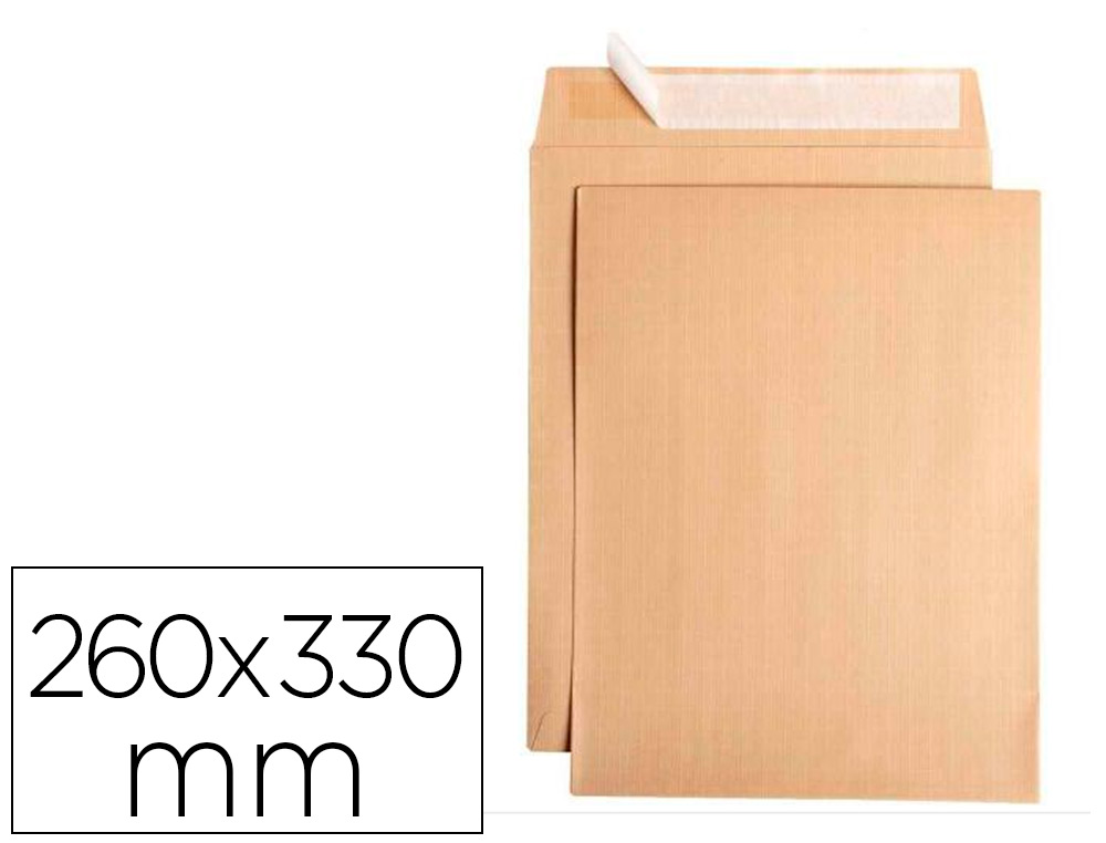 250 POCHETTES KRAFT ARMÉ 26
