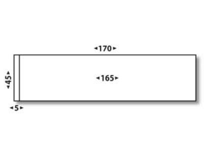 ÉTIQUETTES AFFRANCHISSEMENT DOUBLES 170X45MM