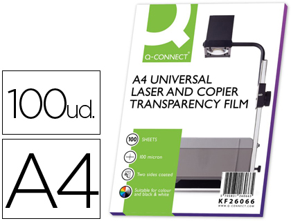 Q-CONNECT FILMS TRANSPARENTS 39528