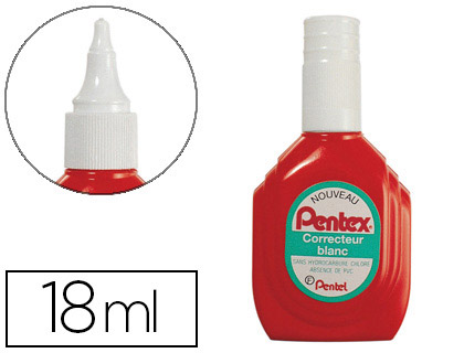 Correcteur liquide Pentel en flacon, vue 2