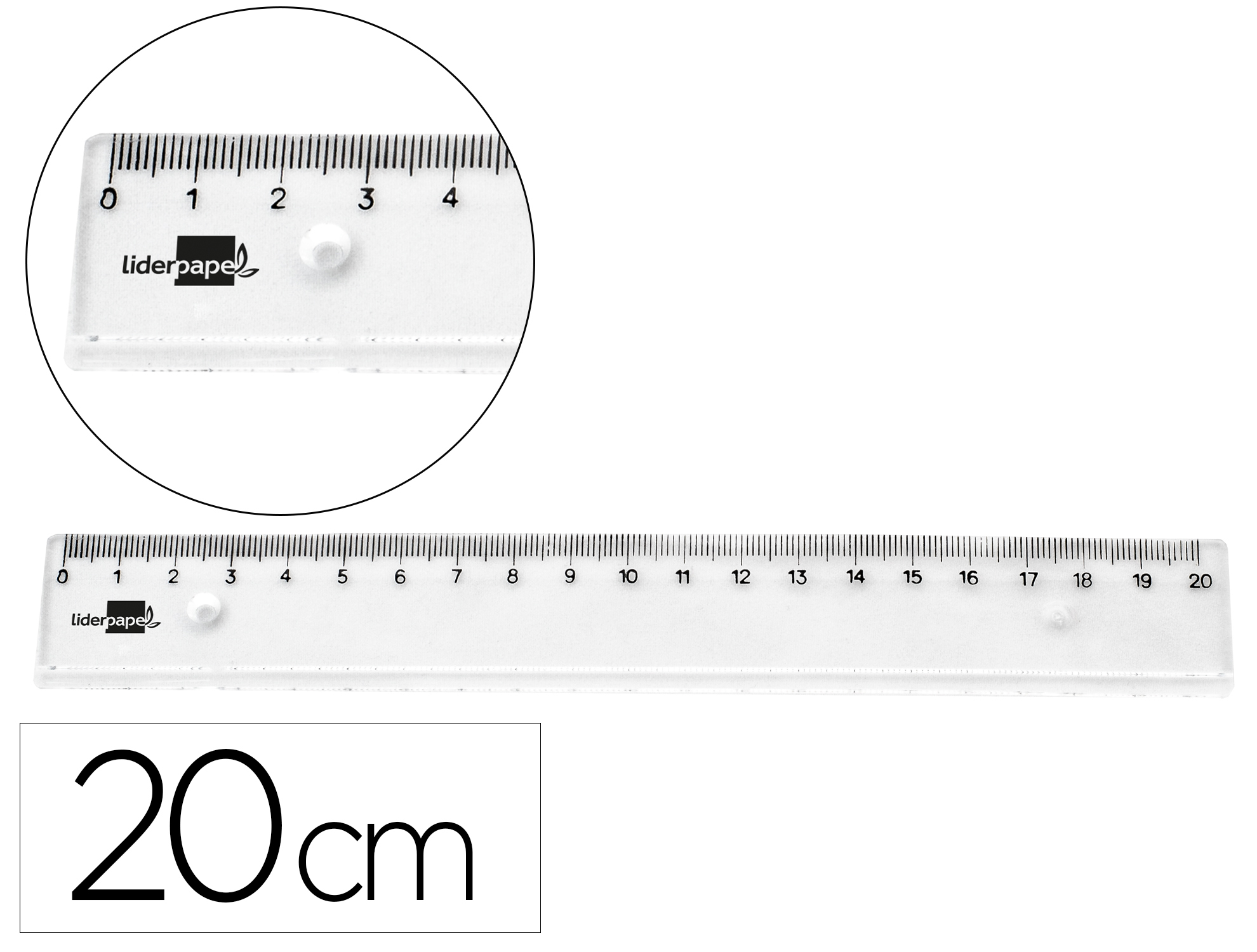 LIDERPAPEL REGLE PLATE 911347